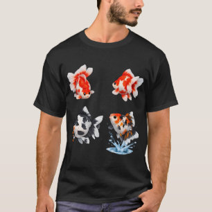 Black White Fancy Goldfish T-Shirt