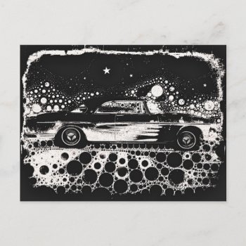 Black & White Flamed Classic Postcard by ADHGraphicDesign at Zazzle