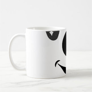 Black & White Flashing Smiley Coffee Mug