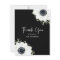 Black White Floral Bridal Shower