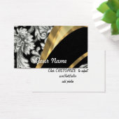 Black & white floral damask (Desk)