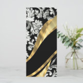 Black & white floral damask (Standing Front)