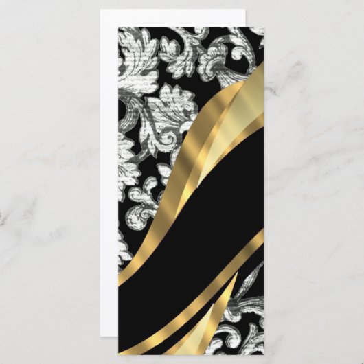 Black & white floral damask (Front/Back)