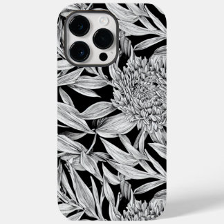 Black & White Floral Design for Phone Case