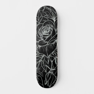 Black & White Floral Paint Your Own Deck