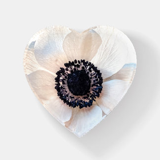 Black & White Floral Paperweight