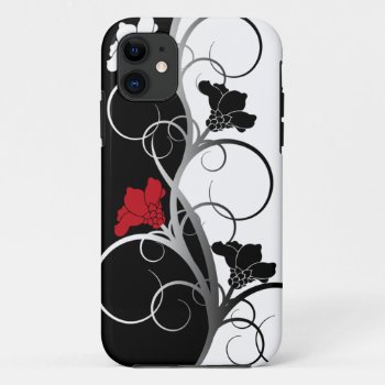 Black/white Flowers Iphone 5/5s Case by takecover at Zazzle