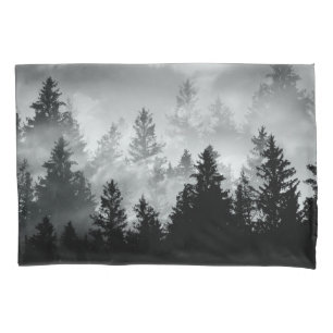Black & White Forest Dream #2 #wall #decor #art Pillow Case