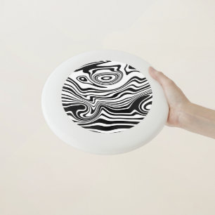 Black White Frisbee