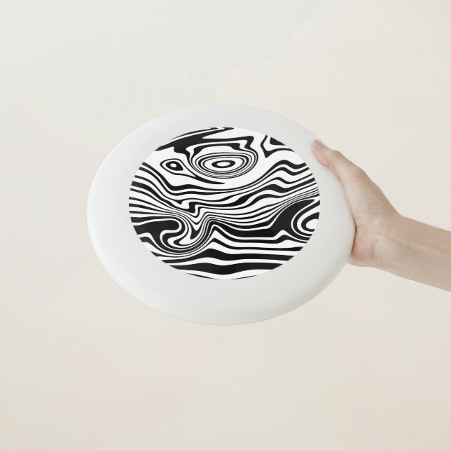 Black White Frisbee (In Hand)