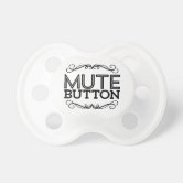 BigMouth Inc Mute Button & Cork Funny Pacifier Joke Set COMBO 