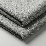 Black White Geometric 3D Spheres Optical Illusion Fabric