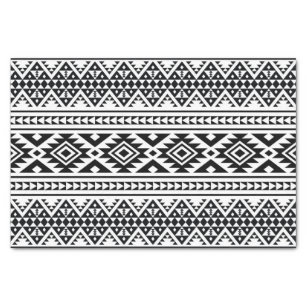 Black-White, aztec ethnic patterns, Digital Scrapbook Paper By Floraaplus