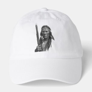 Black & White Geronimo Hat