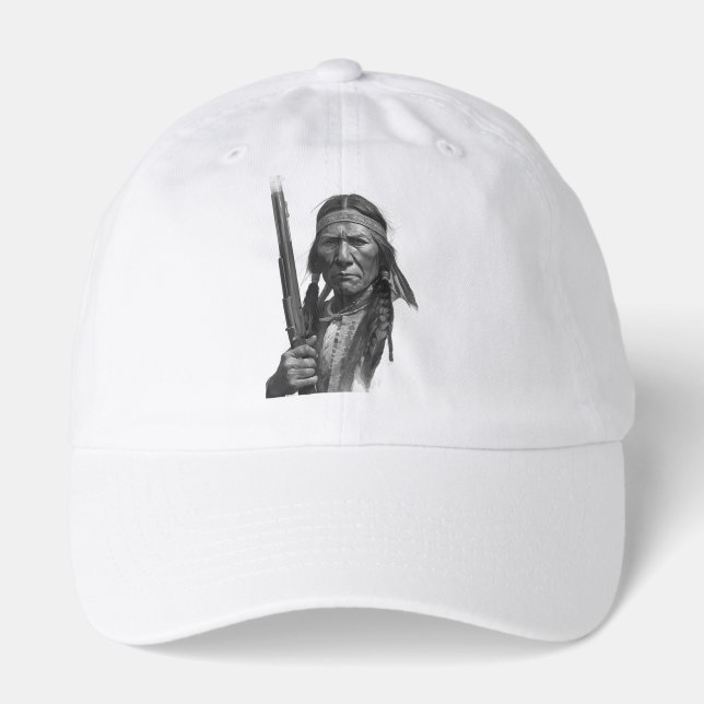 Black & White Geronimo Hat (Front)