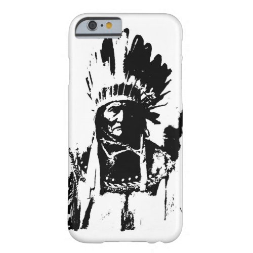 Black  White Geronimo iPhone 6 Case