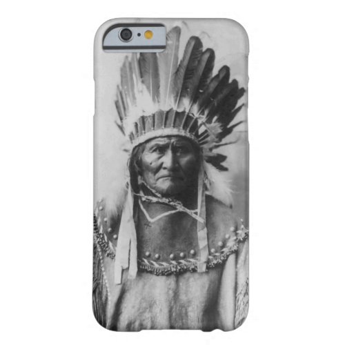 Black White Geronimo Photograph iPhone 6 Case
