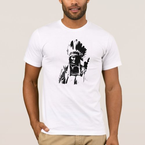 Black  White Geronimo T_Shirt