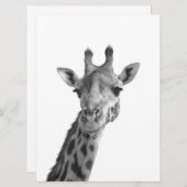 Black & White Giraffe (Front/Back)