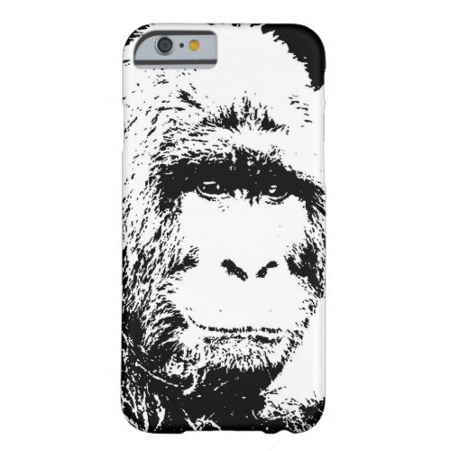 Black  White Gorilla iPhone 6 Case