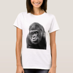 Black White Gorilla T-Shirt