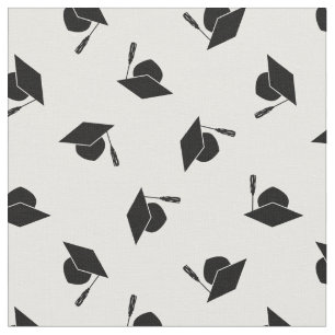 Black White Graduation Pattern Fabric