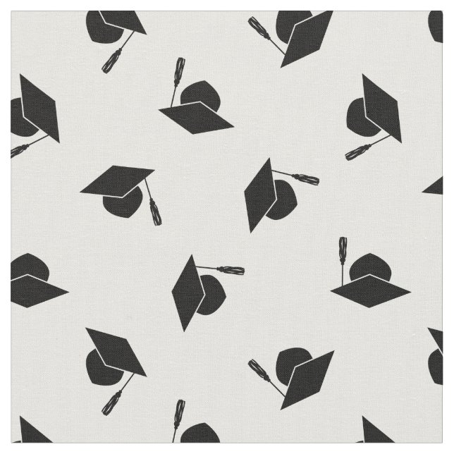 Black White Graduation Pattern Fabric (Close Up)