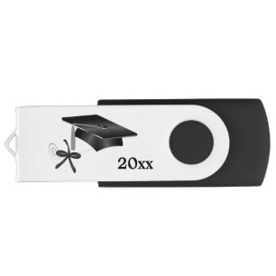 Black & White Graduation USB Drive