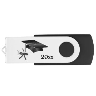 Black & White Graduation USB Drive