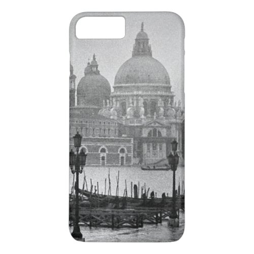 Black White Grand Canal Venice Italy Travel iPhone 8 Plus7 Plus Case