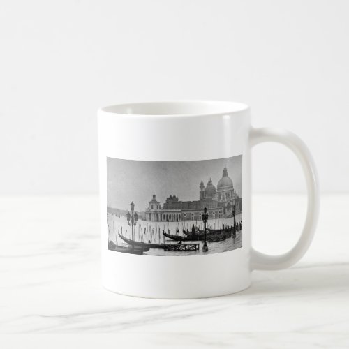 Black White Grand Canal Venice Italy Travel Coffee Mug