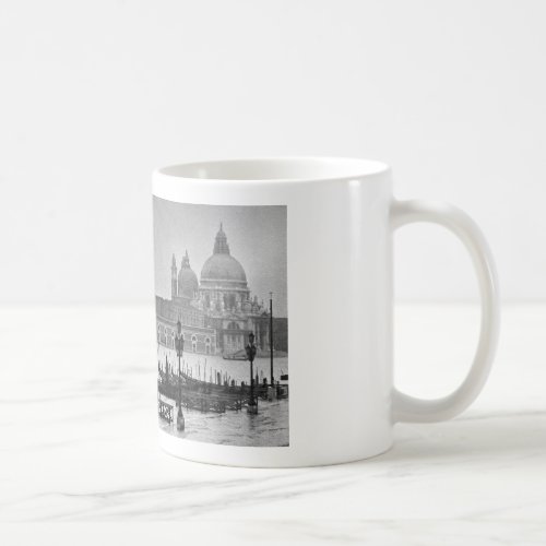 Black White Grand Canal Venice Italy Travel Coffee Mug