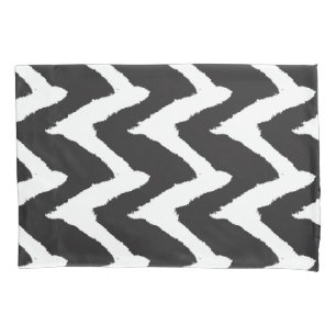 Black White Graphic  Pillow Case
