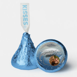 Black, White & Gray Brushstrokes with Photo Hershey®'s Kisses®