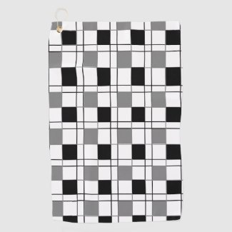 Black White Grey Plaid Tartan Checkered Pattern