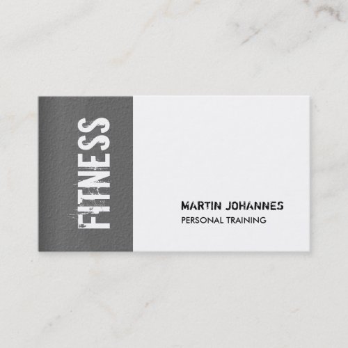 Black White Grey Texture Modern Business Card