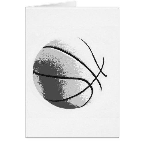 Black White Grey Trendy Pop Art Basketball