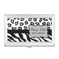 Black White Grey Zebra Leopard Skin