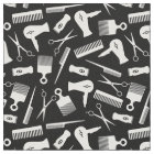 Black White Hair Tool Silhouette Pattern