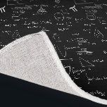 Black White Handwritten Equations Formulas Math Rug<br><div class="desc">Simple but elegant black and white mathematics area rug to decorate your studio,  bedroom or office. Illustrated and designed by Patricia Alvarez.</div>