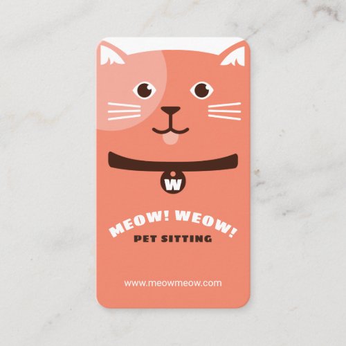 Black  White Happy Dog Pet Sitting  Gromming Business Card