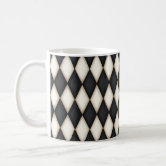 Check Checkered Checkerboard Geometric Black And White Pattern Water Bottle  by Daily Regina Designs