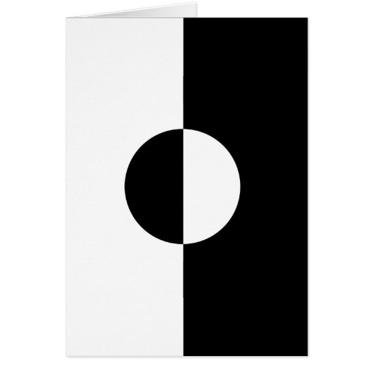 Black & White Harmony Cards (Front)
