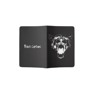 Black & White Hear My Roar! - Passport Holder