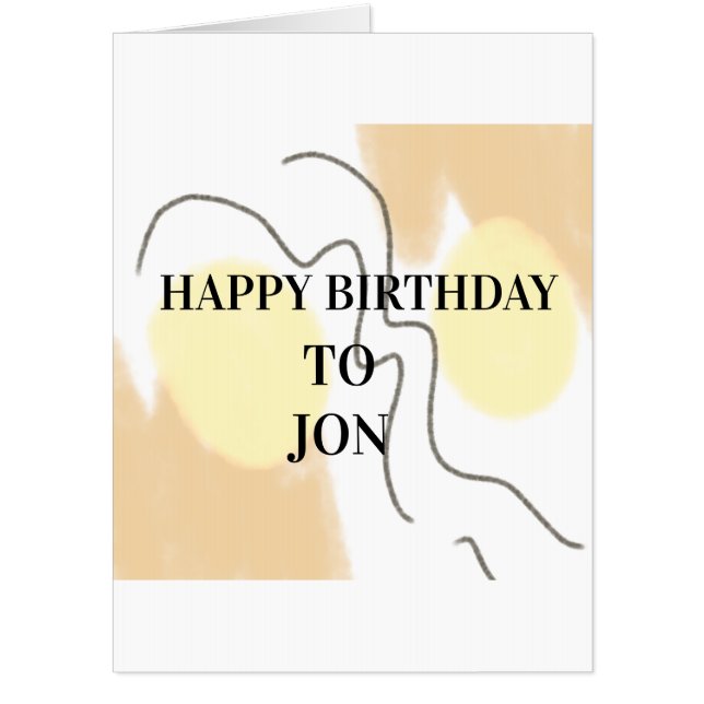 BLACK WHITE HEART  TEXTURE  happy birth day CARD (Front)