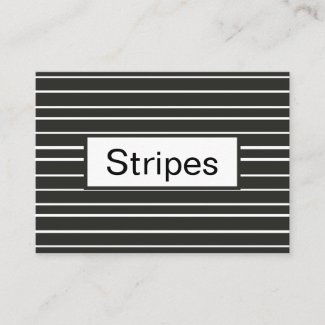 Black White Horizontal Stripes Minimalist Decor