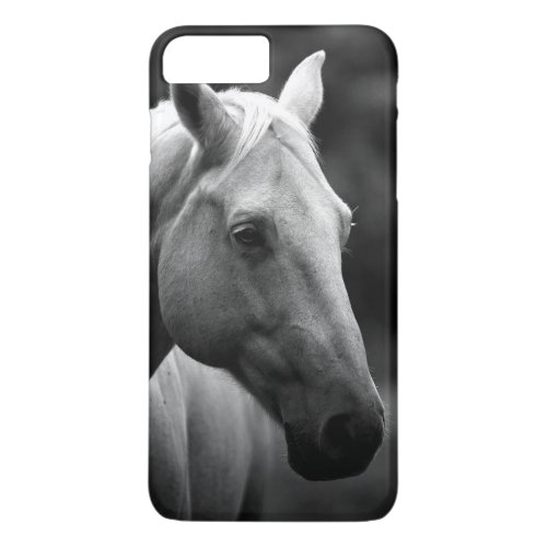 Black White Horse iPhone 8 Plus7 Plus Case