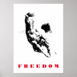 Black White Horse Motivational Freedom Pop Art Poster<br><div class="desc">Wild Horses Digital Artworks,  Paintings,  Pictures and Images</div>
