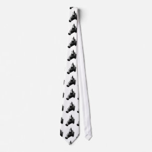 Black & White Horse Neckties