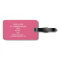 Black, White & Hot Pink Striped Personalized